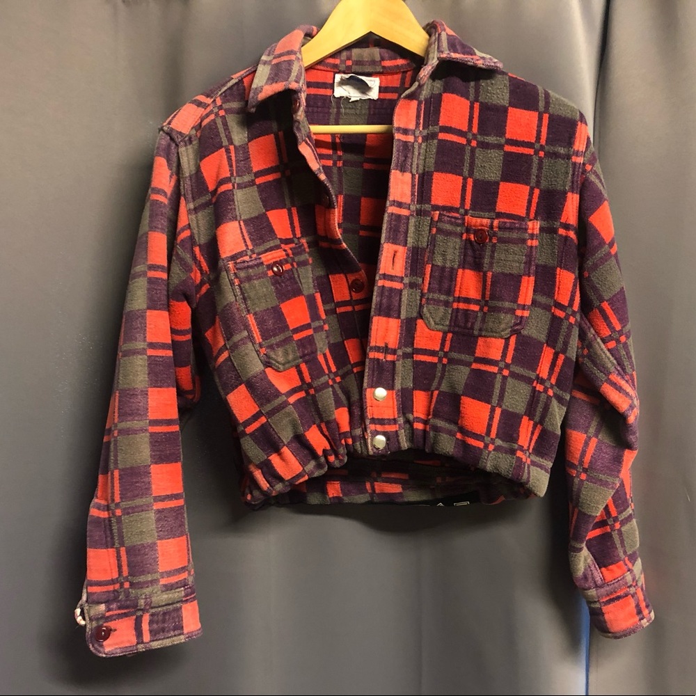 Vintage Champion custom made cropped jacket.